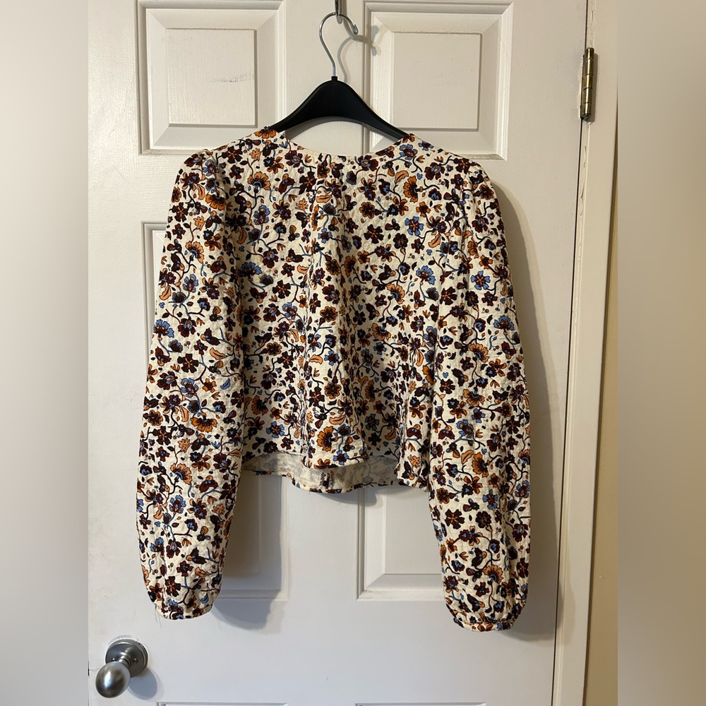 ZARA floral top
